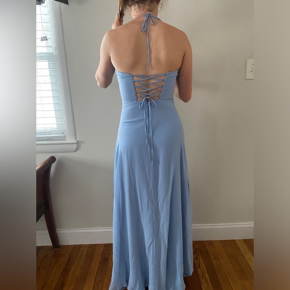 Light Blue prom dress - Picture 3 of 7
